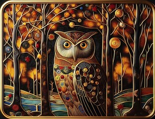 owl in the night