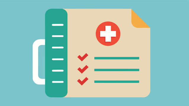 A designated emergency contact list with phone numbers and important information ensuring help is easily accessible in case of any medical emergencies for an elderly person with. Vector illustration