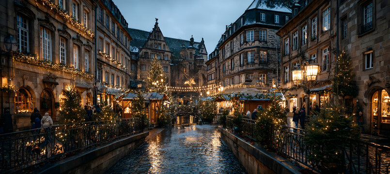 March&eacute; de No&euml;l &agrave; Strasbourg, Alsace