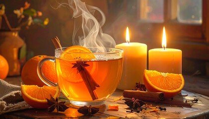 Warm Autumnal Comfort in a Cozy Cup