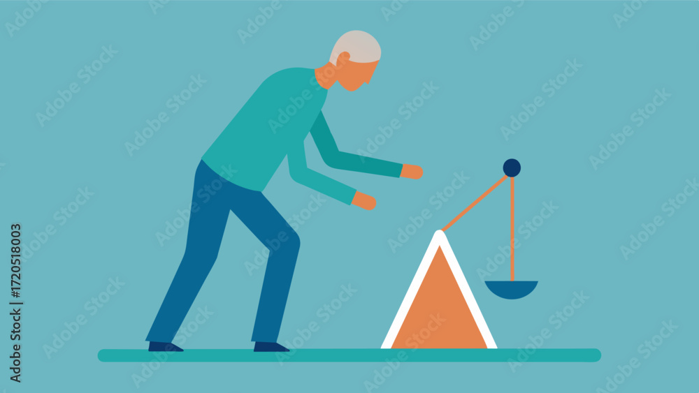 Aufkleber a person with parkinsons disease using a metronome tool which provides a rhythmic sound to assist wi