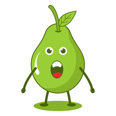 green apple cartoon