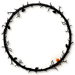 Halloween Vine Border Frame