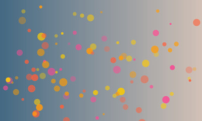 Abstract background with colorful circles floating against a soft gradient adding a whimsical and playful touch great for artistic designs and creative projects