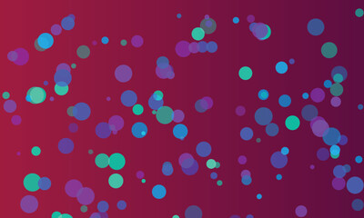 Abstract Bubbles Floating on Deep Red Gradient Background Creating a Dynamic and Colorful Design Perfect for Modern and Artistic Presentations or Creative Projects