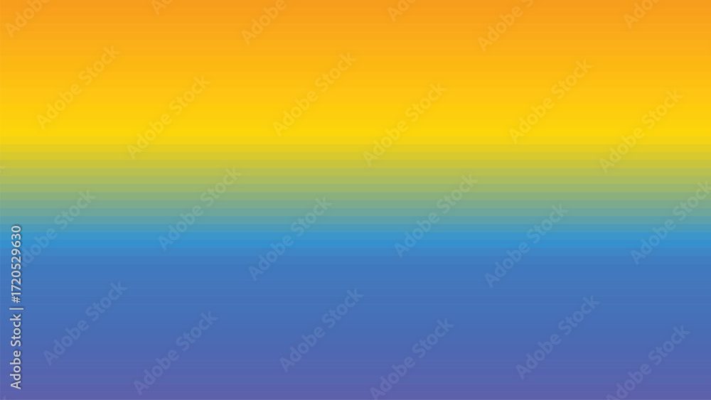 Poster vibrant gradient background with shades of yellow blue and orange creates a serene and dynamic visua