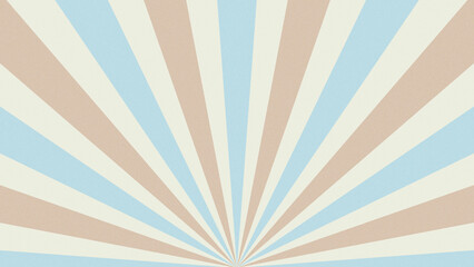 Retro Style Radiant Pattern in Pastel Colors