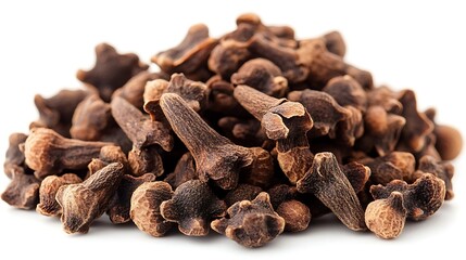 Fototapeta premium cloves on white background