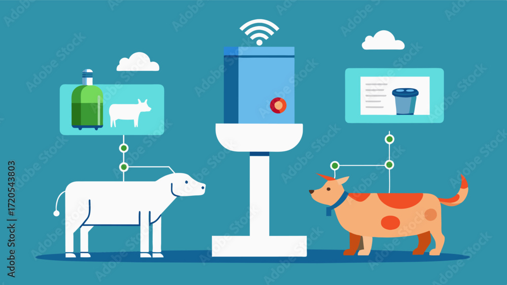 Poster a smart feeding system that dispenses individualized diets for animals based on their health needs a