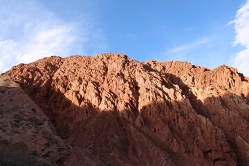 sunset over the mountains