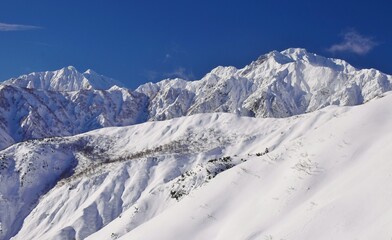 Winter scenery in Hakuba Valley