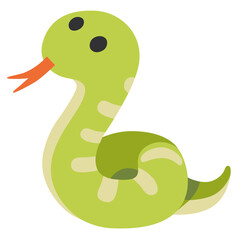 A big collection of Snake silhouette, Snake silhouette logo isolated on white background.