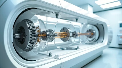 Artistic presentation of mechanical devices