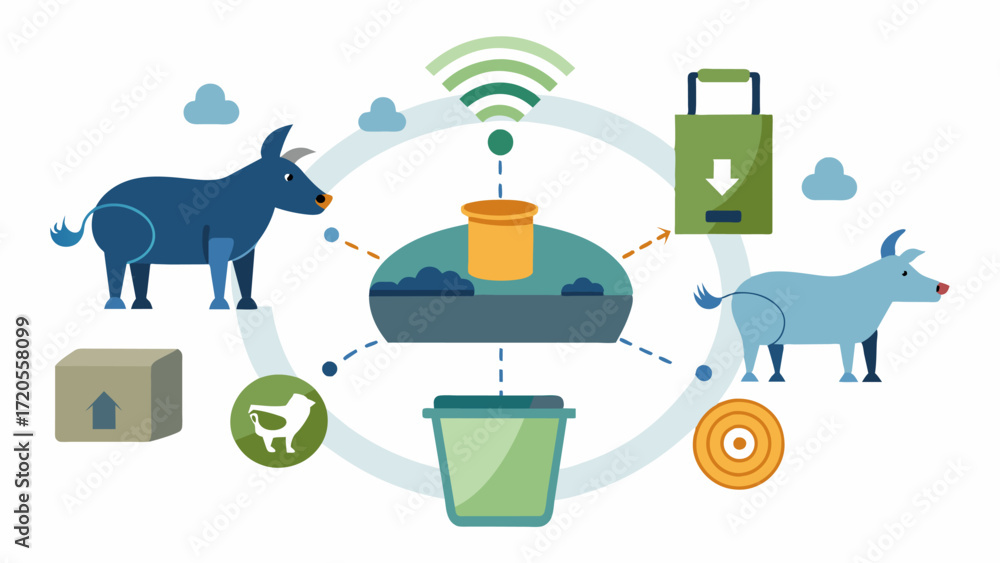 Poster a smart waste management system that uses iot sensors to monitor animal waste and automatically aler