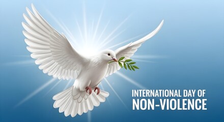 international day of non-violence dove olive branch
