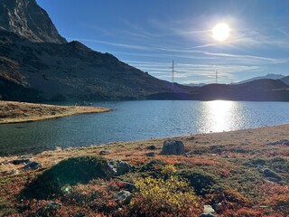 Lake Culuonnas, Guglia Lake or Julier Lake, Canton of Grisons, Switzerland - Lej da las Culuonnas or Lej dal Güglia (Lej dal Gueglia oder Juliersee), Julierpass - Schweiz