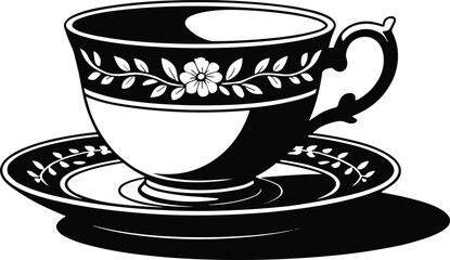 Abstract geometric composition with vibrant color accents