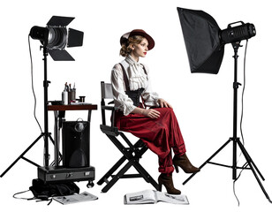 Film Actor Preparing for a Dramatic Scene