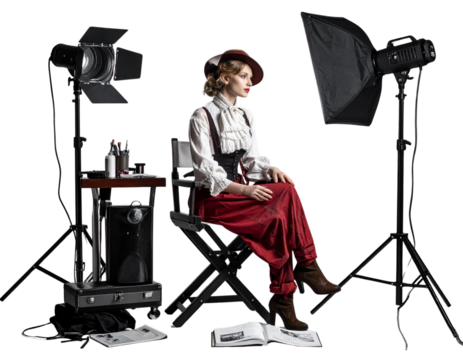  Film Actor Preparing for a Dramatic Scene