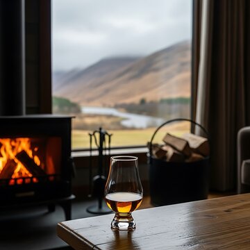 Cozy Highland Whisky Experience by the Fire.