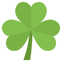 Irish shamrock silhouette vector art