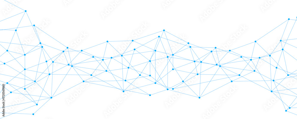 Poster global communication network banner. abstract futuristic digital technology network connected with c