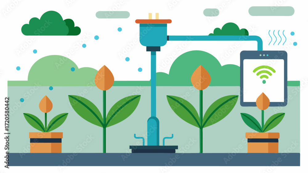 Poster a smart irrigation system that uses nutrient sensors to deliver precise amounts of fertilizer direct