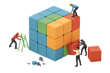 Business teamwork communication concept explained