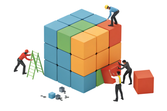 Business teamwork communication concept explained