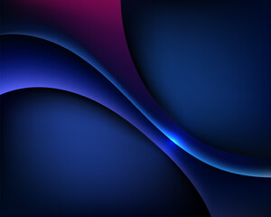 abstract background with glowing blue light and smooth purple gradients modern digital design with elegant flowing curves futuristic depth premium texture for creative template and backdrop