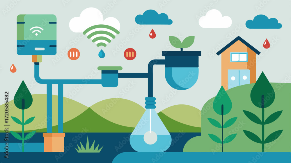 Poster a smart irrigation system that adjusts water flow and pressure based on realtime data from soil mois