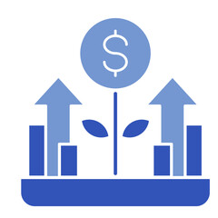 Growth  Icon Element For Design	