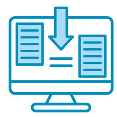 Obraz premium Data Gathering Icon Element For Design 
