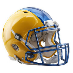 Fototapeta premium american football helmet on white background