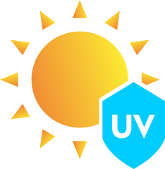 UV protection icon