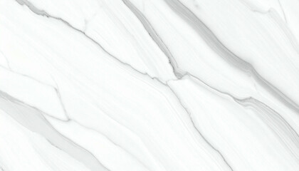White marble texture background with elegant grey veins.
