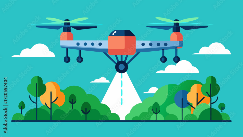 Poster aipowered drones that spray fertilizers and pesticides in a targeted and efficient manner reducing l