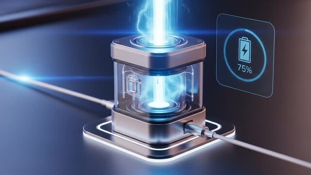 Futuristic Charging Station - A Technological Marvel of Power.