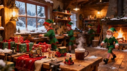 산타마을크리스마스공방엘프장난감제작