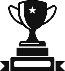 Winner's Cup or Award Trophy Icon