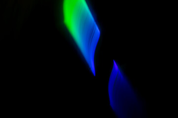 Background Lightpainting  Green and blue colors