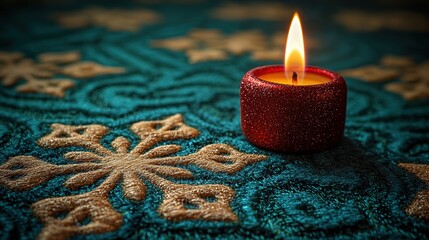 Two-tone Gradient Candle Flame (Creative Art & Ambiance Material)