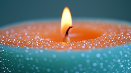 Minimalist Long Candle Flame (Religious Ceremony & Minimal Design Material)