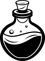 Witchcraft Potion Bottle Sketch