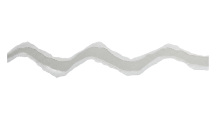 A single handpainted gray wavy line with a soft textured watercolor brush stroke effect.