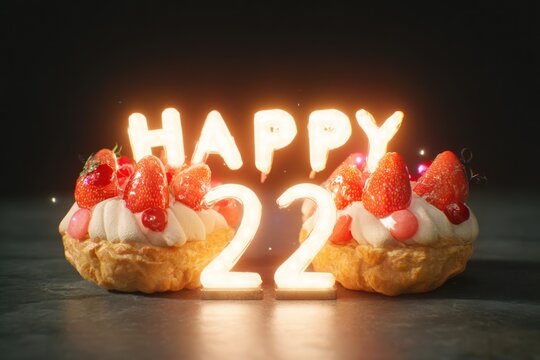 Happy 22nd birthday cakes