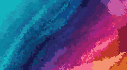 Abstract geometric gradient background teal