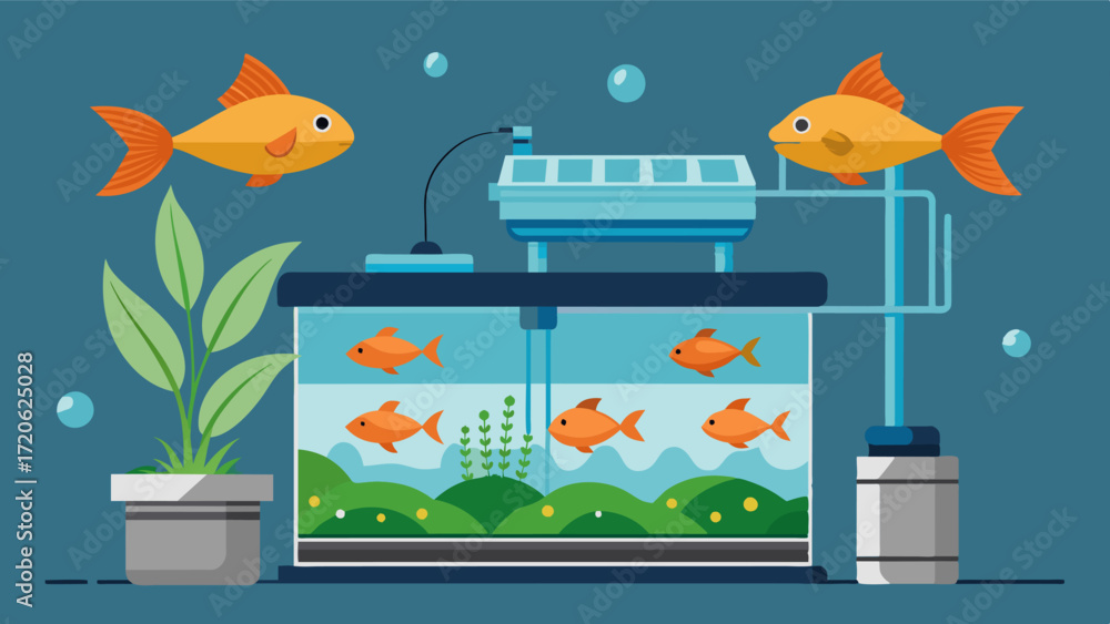 Poster a smart aquaponics system using automated feeding and nutrient dosing to maintain a balance between 