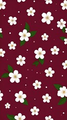 Floral Pattern Background Design.