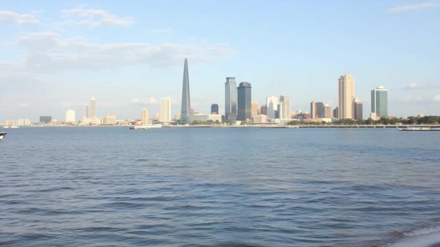 Landmark Porto Alegre Skyline at Porto Alegre Rio Grande do Sul in Brazil . Famous Background.